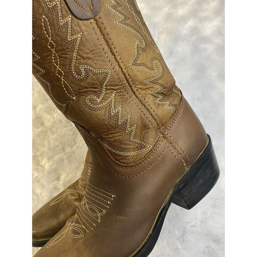 Dan Post Children’s Western Boots Size 12.5 DPC2003 Pull On Leather - Picture 10 of 10